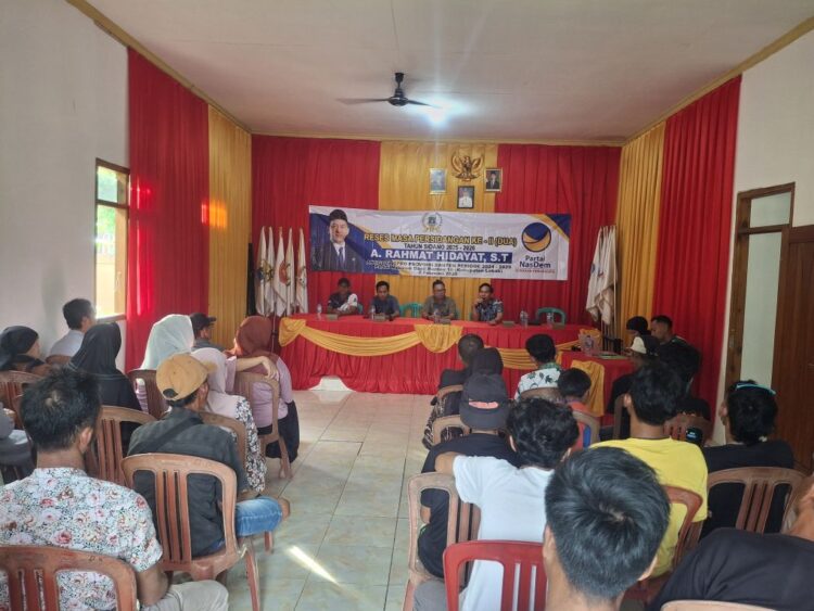 Fraksi Partai NasDem DPRD Provinsi Banten Serap Aspirasi Masyarakat Dalam Kegiatan Reses