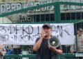 ALIANSI MAHASISWA DAN MASYARAKAT MENGGUGAT MENGASKAN KINERJA DPRD LEBAK YANG MASIH INKONSISTEN DALAM PENGAWASAN