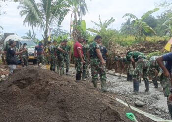 Optimistis di Tengah Tantangan, Dandim Pastikan TMMD Parakanlima Rampung Tanpa Abaikan Kualitas Tetap Jadi Prioritas