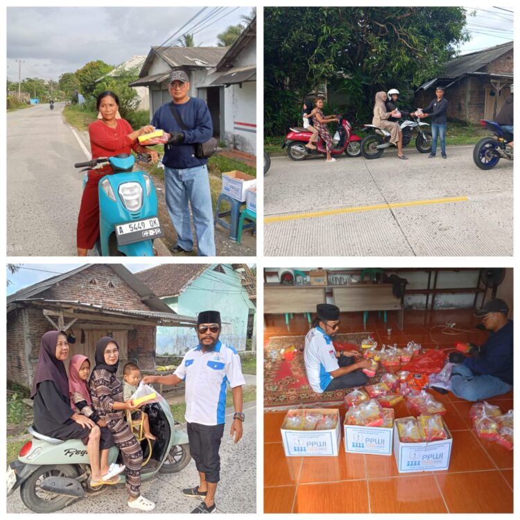 Semarakkan Ramadhan 1447 H, PPWI Lebak Selatan Bagikan Takjil Dan Nasi Kotak Ke Warga