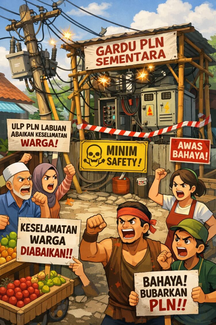 GOW-Banten Geram! Desak PLN Segera Benahi Gardu Sementara di Pasar Panimbang yang Diakui Belum Maksimal Terapkan K3