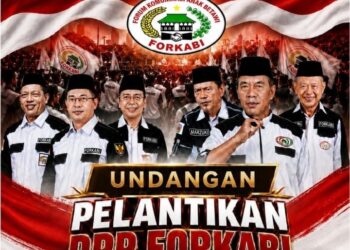 Ketua Umum (DPP-GMPK) Dr. Douglas Pasaribu, Hadiri Acara Pelantikan Pengurus DPP Forkabi 2026 – 2031