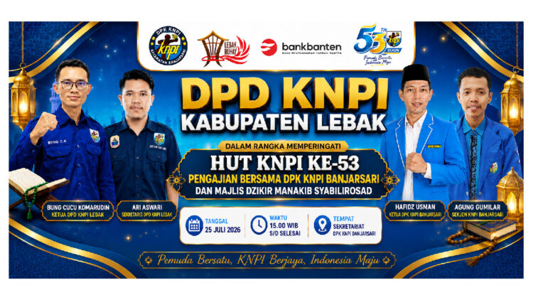 Peringati HUT KNPI ke-53, KNPI Lebak Perkuat Spirit Kebersamaan Lewat Doa dan Dzikir Bersama