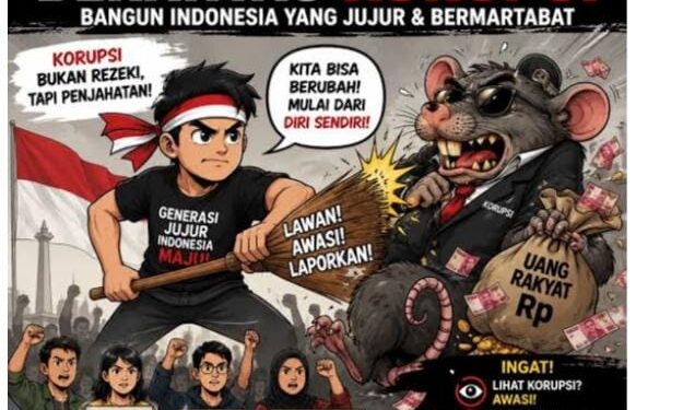 Bersama Melawan Korupsi : Komunitas Pemuda Masyarakat apresiasi Langkah Polri