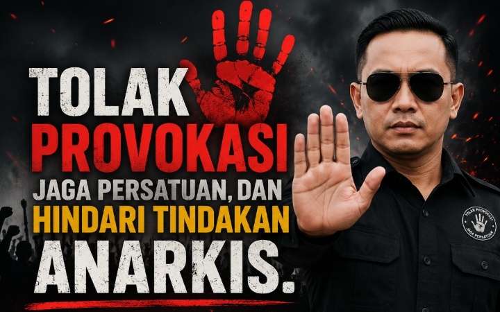 Tolak Provokasi, Jaga Persatuan, dan Hindari Tindakan Anarkis