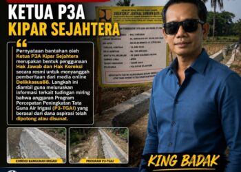 Ketua P3A Kipar Sejahtera Bantah Berita Delikkasus86 Tudingan Anggaran P3-TGAI Di Sunat Aspirasi