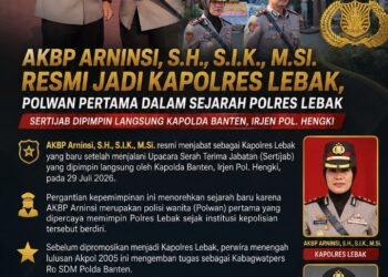 AKBP Arninsi Resmi Jabat Kapolres Lebak, AKBP Herfio Zaki Emban Tugas Baru di Polda Banten