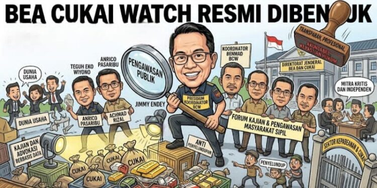 Bea Cukai Watch Resmi Dibentuk, Perkuat Pengawasan Publik di Sektor Kepabeanan