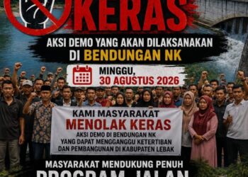 Tanggapi Aksi Demo Mahasiswa, Asep Sujana: Masyarakat Jangan Mau Diadu Domba, Demo Adalah Bentuk Pengawasan Pembangunan Jalan Program Bang Andra
