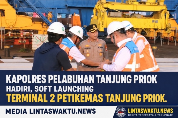 Kapolres Pelabuhan Tanjung Priok hadiri, Soft Launching Terminal 2 Petikemas Tanjung Priok