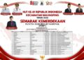 Semarak Kemerdekaan HUT ke-81 RI Tahun 2026, PHBN Kecamatan Malingping Siapkan 30 Rangkaian Kegiatan
