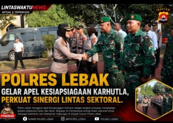 Polres Lebak Gelar Apel Kesiapsiagaan Karhutla, Perkuat Sinergi Lintas Sektoral
