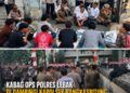 Kabag Ops Polres Lebak di Dampingi Kapolsek Rangkasbitung Giat PAM Aksi Unras di Kantor DPMPTSP Lebak