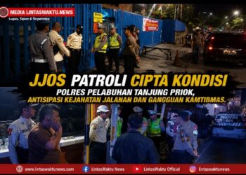 JJOS Patroli Cipta Kondisi Polres Pelabuhan Tanjung Priok, Antisipasi Kejahatan Jalanan dan Gangguan Kamtibmas