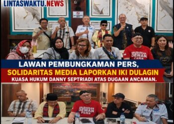 Lawan Pembungkaman Pers, Solidaritas Media Laporkan Iki Dulagin Kuasa Hukum Danny Septriadi Atas Dugaan Ancaman
