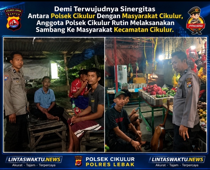 Demi Terwujudnya Sinergitas Antara Polsek Cikulur Dengan Masyarakat Cikulur