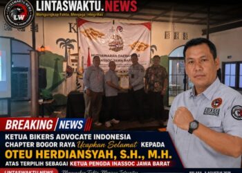 Ketua Bikers Advocate Indonesia Chapter Bogor Raya Ucapkan Selamat kepada Oteu Herdiansyah, S.H., M.H. atas Terpilih sebagai Ketua Pengda INASSOC Jawa Barat