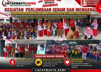 Semarak HUT RI Ke-81 TK/PAUD Se-Kecamatan Cikulur Ikut Perlombaan Senam dan Mewarnai