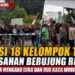 Aksi 18 Kelompok Tani di Asahan Berujung Ricuh, Massa Mengaku Luka Dan Dua Kaca Mobil Pecah