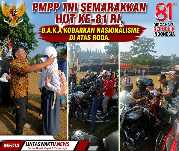 PMPP TNI Semarakkan HUT ke-81 RI, B.A.K.A Kobarkan Nasionalisme di Atas Roda