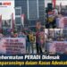 Dewan Kehormatan PERADI Didesak Diuji Transparansinya dalam Kasus Advokat Iki Dulagin