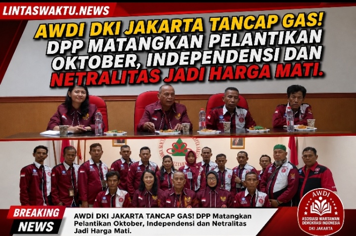 AWDI DKI Jakarta Tancap Gas! DPP Matangkan Pelantikan Oktober, Independensi dan Netralitas Jadi Harga Mati