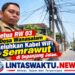 Ketua RW 03 Desa Wanasalam Keluhkan Kabel WiFi Semrawut di Sepanjang Jalan