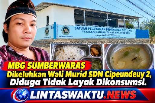 MBG Sumberwaras Dikeluhkan Wali Murid SDN Cipeundeuy 2, Diduga Tidak Layak Dikonsumsi