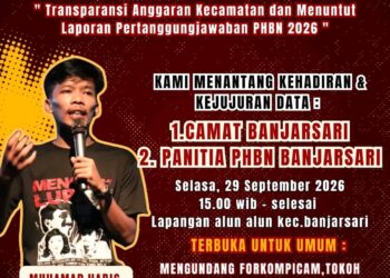 GEMARI Gelar Diskusi Terbuka, Soroti Transparansi Anggaran dan LPJ PHBN 2026 Kecamatan Banjarsari