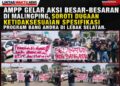 AMPP Gelar Aksi Besar-besaran di Malingping, Soroti Dugaan Ketidaksesuaian Spesifikasi Program Bang Andra di Lebak Selatan