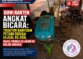 GOW-BANTEN Angkat Bicara: Traktor Bantuan Petani Diduga Dijual Ke ASN, Hasil Pengelolaannya Wajib Dibuka
