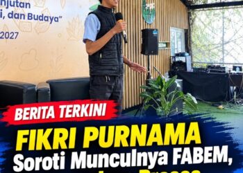 Fikri Purnama Soroti Munculnya FABEM, Pertanyakan Proses Konsolidasi Alumni BEM