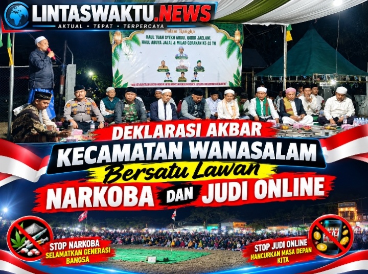 Deklarasi Akbar Kecamatan Wanasalam: Bersatu Lawan Narkoba dan Judi Online