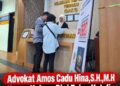 Advokat Amos Cadu Hina,S.H.,M.H Kuasa Hukum Rini Evine Katalie Laporkan SM,dkk Kasus Dugaan Kejahatan Penggelapan Ahli Waris