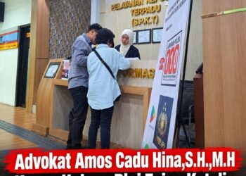 Advokat Amos Cadu Hina,S.H.,M.H Kuasa Hukum Rini Evine Katalie Laporkan SM,dkk Kasus Dugaan Kejahatan Penggelapan Ahli Waris