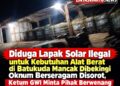 Diduga Lapak Solar Ilegal untuk Kebutuhan Alat Berat di Batukuda Mancak Dibekingi Oknum Berseragam Disorot,Ketum GWI Minta Pihak Berwenang Bertindak Tegas
