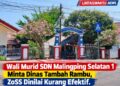 Wali Murid SDN Malingping Selatan 1 Minta Dinas Tambah Rambu, ZoSS Dinilai Kurang Efektif