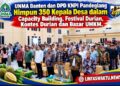UNMA Banten dan DPD KNPI Pandeglang Himpun 350 Kepala Desa dalam Capacity Building, Festival Durian, Kontes Durian dan Bazar UMKM