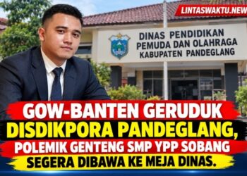 GOW-BANTEN Geruduk Disdikpora Pandeglang, Polemik Genteng SMP YPP Sobang Segera Dibawa ke Meja Dinas