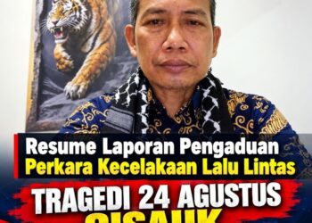 Resume Laporan Pengaduan Perkara Kecelakaan Lalu Lintas
