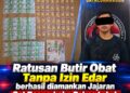 Ratusan Butir Obat Tanpa Izin Edar berhasil diamankan Jajaran Sat Resnarkoba Polres Lebak