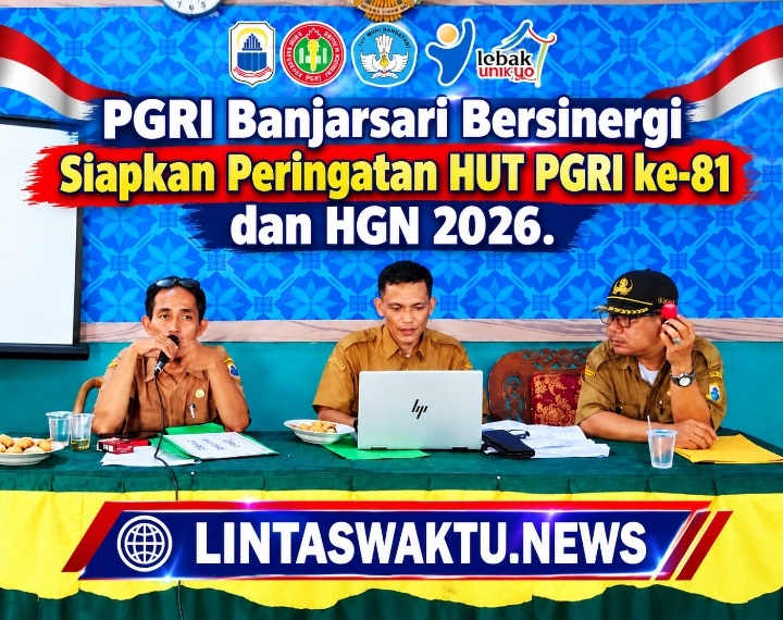 PGRI Banjarsari Bersinergi Siapkan Peringatan HUT PGRI ke-81 dan HGN 2026