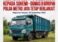 Tronton B 9954 PD Diserahkan ke Pemilik di Mapolres Tangsel, King Badak: Proses Dumas di Bid Propam Polda Metro Jaya Tetap Berlanjut