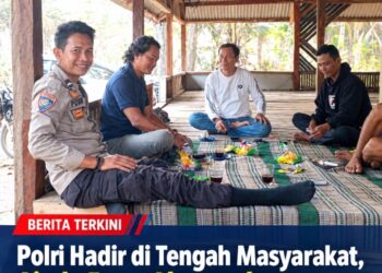 Polri Hadir di Tengah Masyarakat, Aipda Ferry Alamsyah Sambangi Warga Desa Karangkamulyan