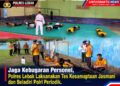 Jaga Kebugaran Personel, Polres Lebak Laksanakan Tes Kesamaptaan Jasmani dan Beladiri Polri Periodik