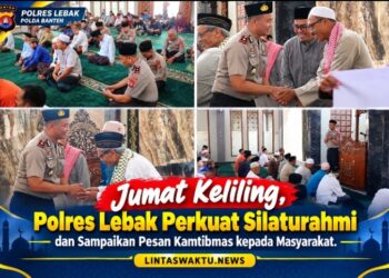Jumat Keliling, Polres Lebak Perkuat Silaturahmi dan Sampaikan Pesan Kamtibmas kepada Masyarakat