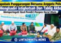 Kapolsek Panggarangan Bersama Anggota Polsek Menghadiri Istighotsah Dan Tablig Akbar Memperingati Haul Pendiri Ponpes Darul Ulum