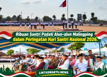 Ribuan Santri Padati Alun-alun Malingping dalam Peringatan Hari Santri Nasional 2026