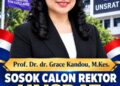 Prof Grace Kandou Sosok Calon Rektor Unsrat Berintegritas