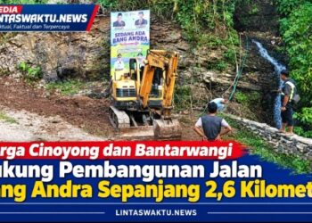 Warga Cinoyong dan Bantarwangi Dukung Pembangunan Jalan Bang Andra Sepanjang 2,6 Kilometer